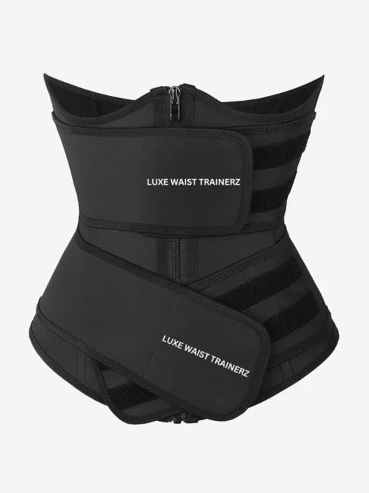 Latex zip & Strap WaistTrainer